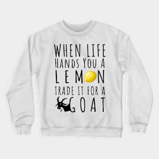 Funny Gifts for Goat Farmers Lovers Animal Fans Crewneck Sweatshirt